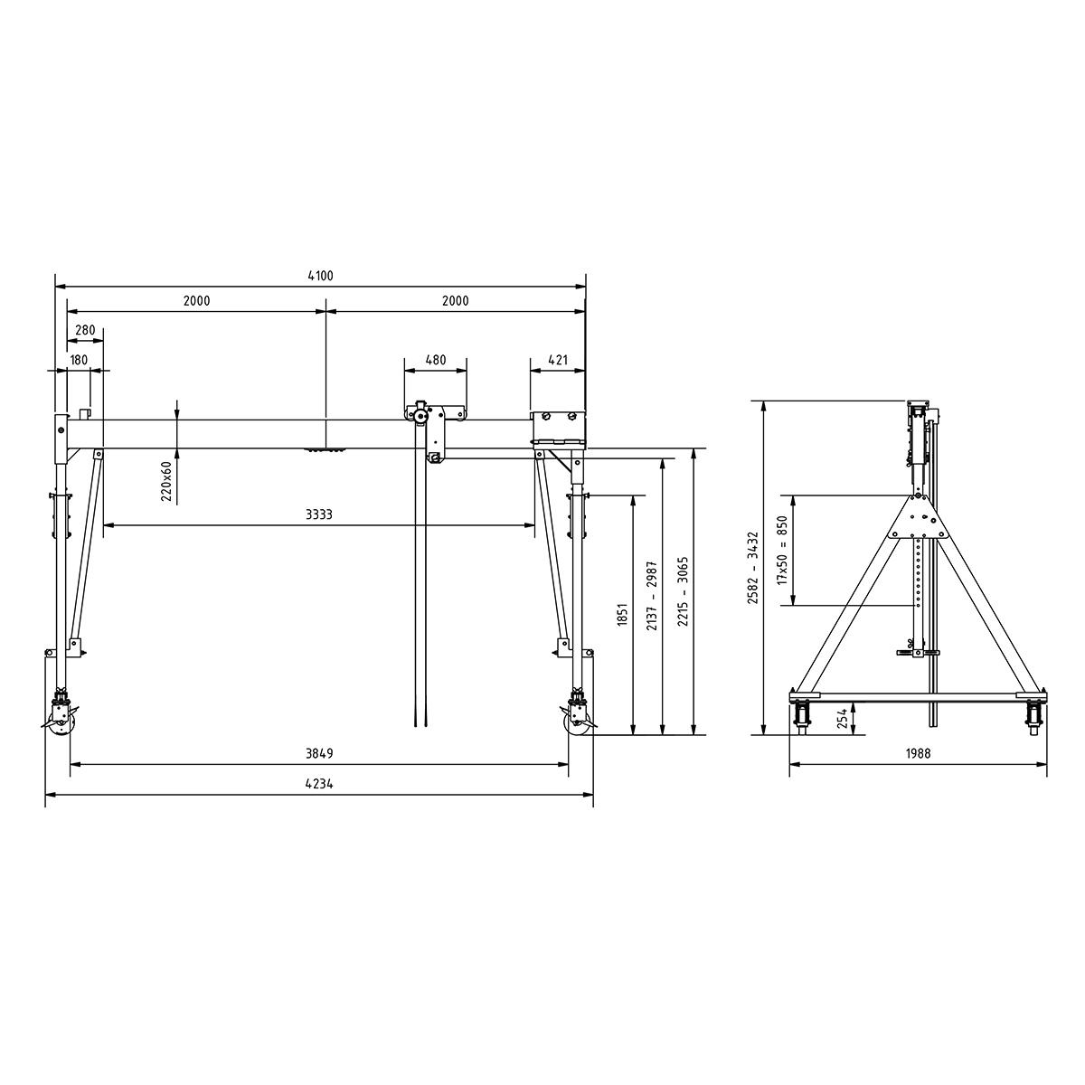 Portalkr.mob. 1.000kg
