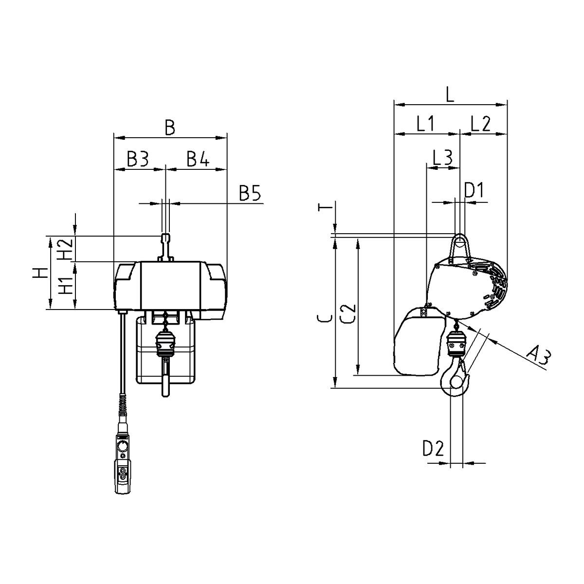 Elektrokettenzug CS Compact GMC