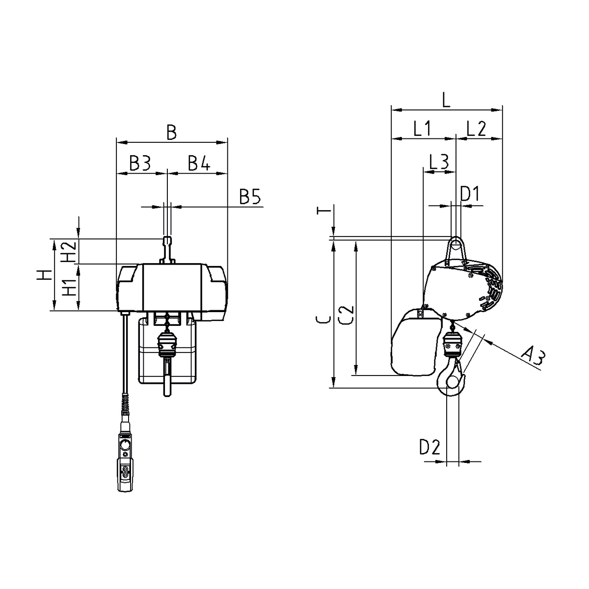 Elektrokettenzug CS Compact GMC