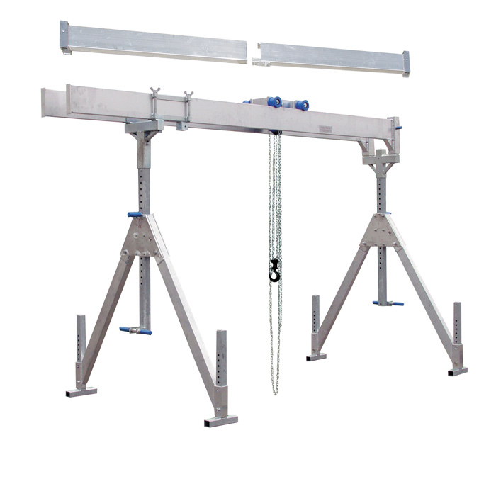 Alu-Vollportalkran, Doppelträger