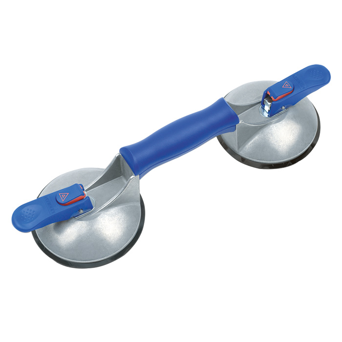 Vakuum med två koppar längsgående handtag och integrerad vakuumindikering