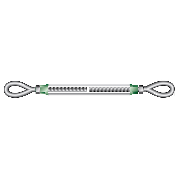 Green Pin Turnbuckles With 2 Eyes