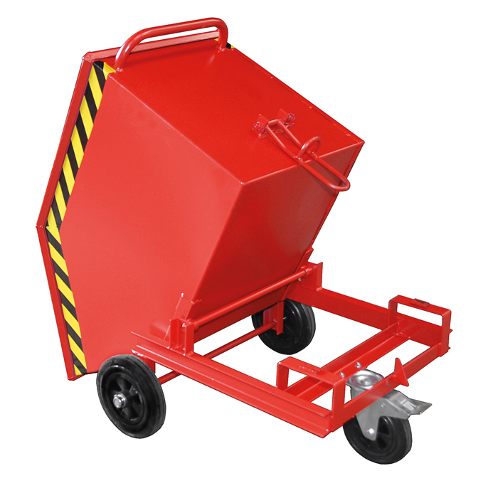 Stacking tipper, box wagon, tipping trough