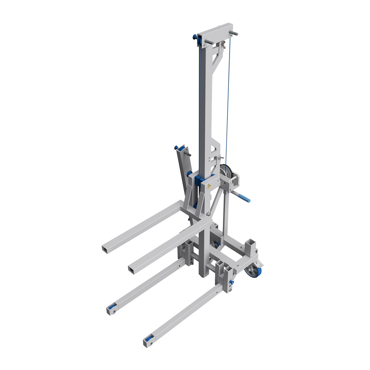 Aluminum workshop crane without counterweight