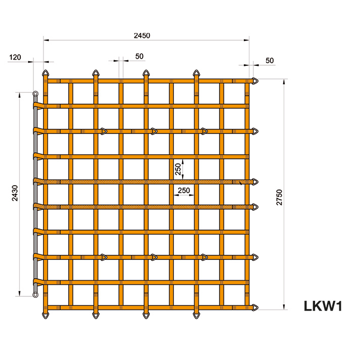 PaXafe Gurtbandnetzsystem für LKW