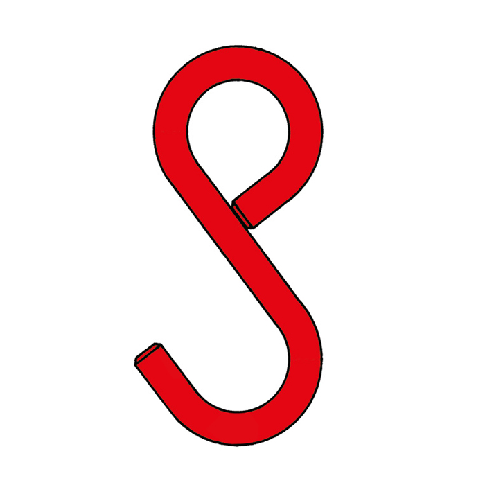 S-krok med öppen sida