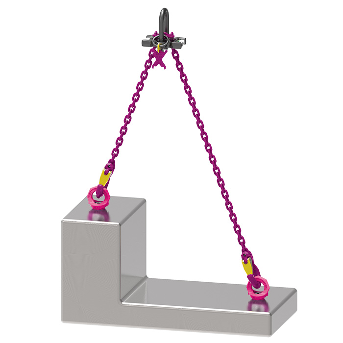 ICE 2-leg chain sling mini with shortener