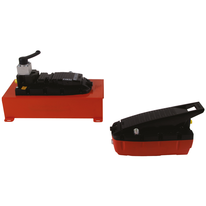 Air driven single stage hand or foot operated pumps, type AHP11