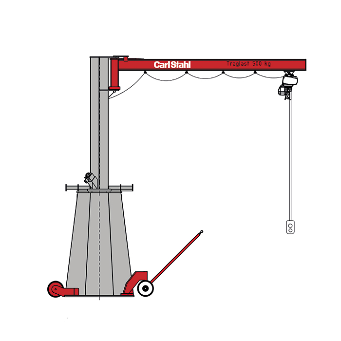 Type WK 1 with standard jib arm
