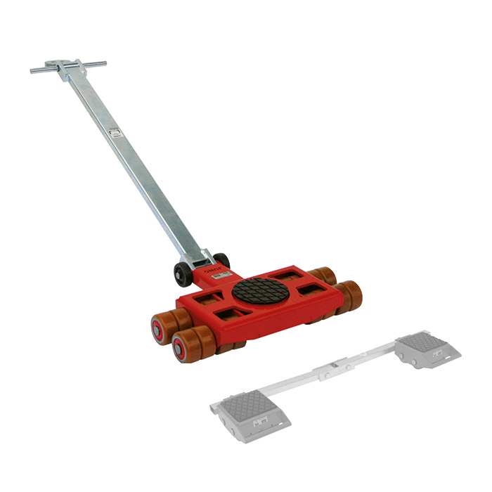 Steerable trolley