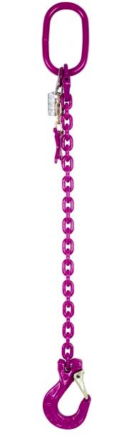 Anschlagkette 1-strängig m. Gabelkopfhak