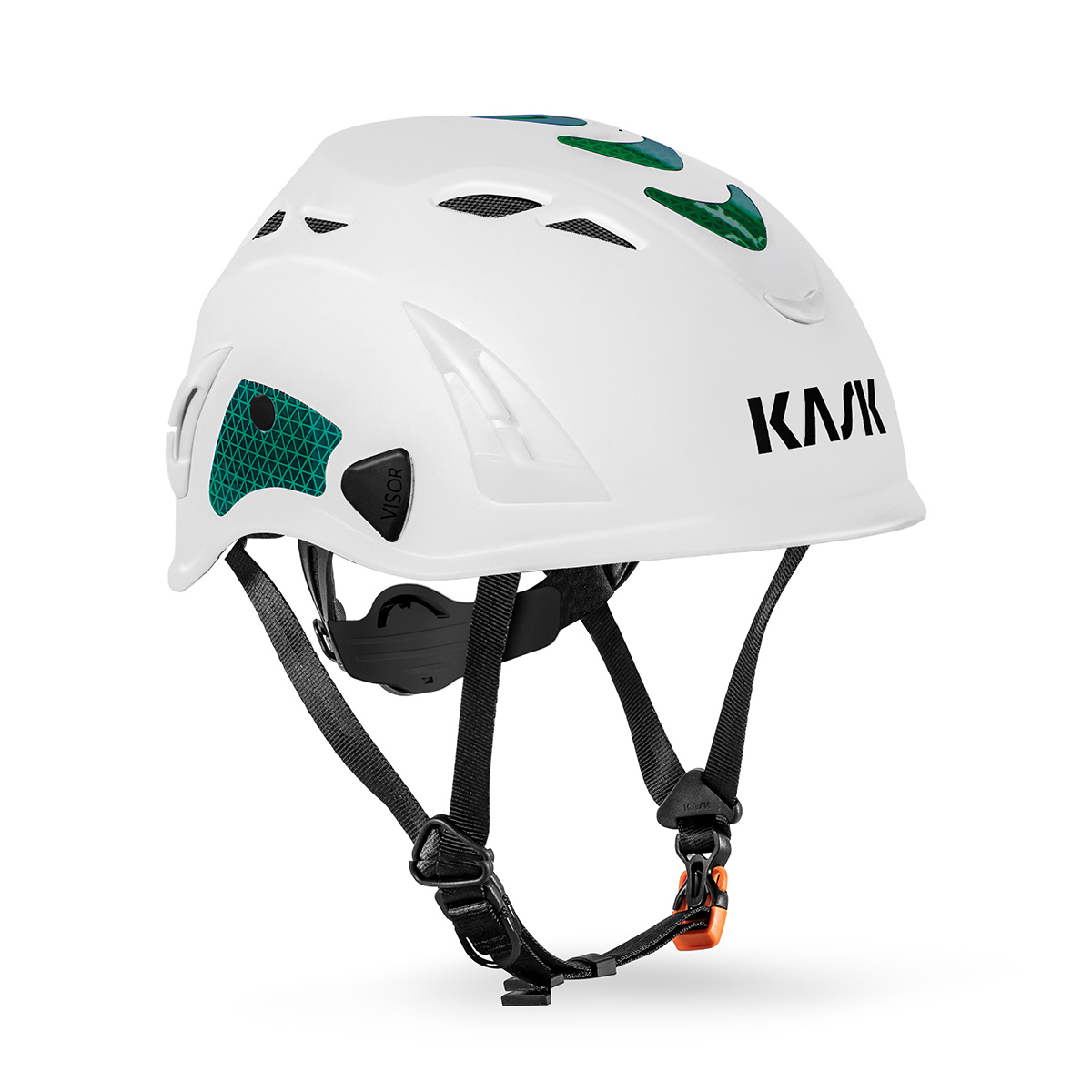 KASK SUPERPLASMA AQ HI VIZ weiß/grün